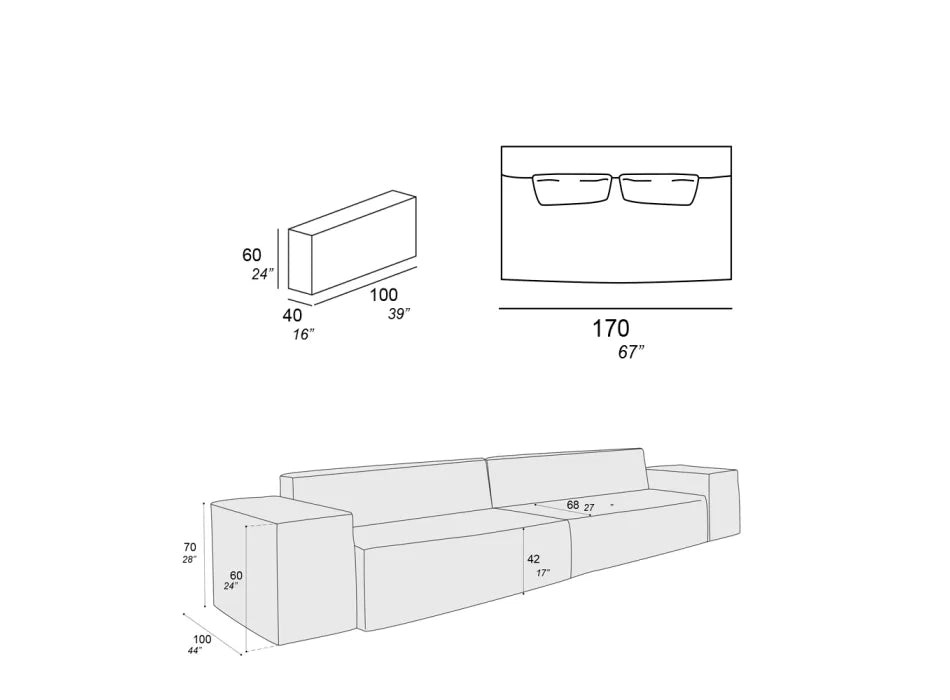 Set Sofa Leno XL